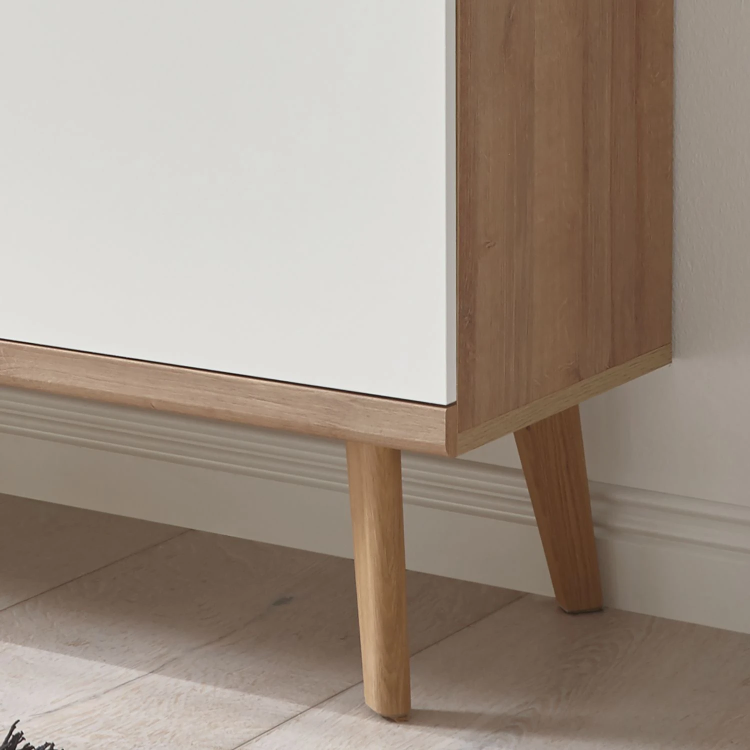 Norrwood Highboard Gyland - Matt Weiß / Eiche Riviera Dekor 8 Norrwood Highboard Gyland - Matt Weiß / Eiche Riviera Dekor – Bild 8