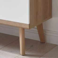 Norrwood Vitrinenschrank Gyland - Matt Weiß / Eiche Riviera Dekor -Wohnzimmermöbel boutique en ligne 1000164022 190307 08392500110 GALLERYIMAGES P000000001000164022