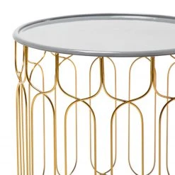 Kayoom Beistelltisch Timba (2er-Set) - Eisen - Aubergine -Wohnzimmermöbel boutique en ligne 1000165587 190315 08010800102 GALLERYIMAGES P000000001000165587