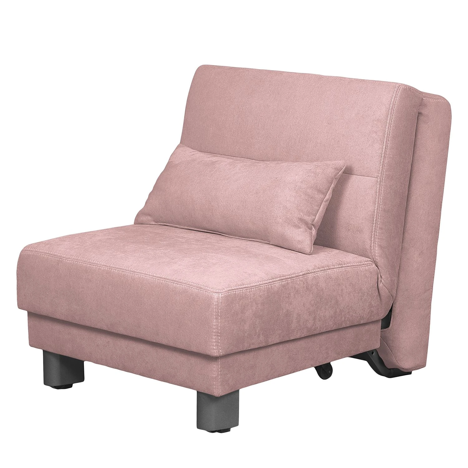 Fredriks Schlafsofa Tenorio - Microfaser - Mauve - Breite: 80 cm 1 Fredriks Schlafsofa Tenorio - Microfaser - Mauve - Breite: 80 cm