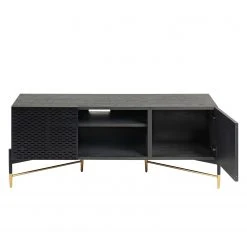 Jack & Alice TV-Lowboard Cabral - Esche Schwarz / Gold 11 Jack & Alice TV-Lowboard Cabral - Esche Schwarz / Gold -Wohnzimmermöbel boutique en ligne 1000166578 190319 10112700010 GALLERYIMAGES P000000001000166578