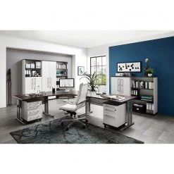 Germania Aktenregal Avero II - Lärche Weiß Dekor / Eiche Havanna Dekor -Wohnzimmermöbel boutique en ligne 1000166763 190329 13031800087 MOOD GALLERYIMAGES P000000001000166763 mood