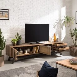 Ars manufacti TV-Lowboard Tamati III - Pinie massiv / Eisen - Pinie / Schwarz 19 Ars manufacti TV-Lowboard Tamati III - Pinie massiv / Eisen - Pinie / Schwarz -Wohnzimmermöbel boutique en ligne 1000166778 200117 07273700002 MOOD DETAILS P000000001000166778 mood