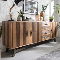 Ars manufacti Sideboard Tamati II - Pinie massiv / Eisen - Pinie / Schwarz 25 Ars manufacti Sideboard Tamati II - Pinie massiv / Eisen - Pinie / Schwarz -Wohnzimmermöbel boutique en ligne 1000166787 200117 06085800007 MOOD DETAILS P000000001000166787 mood