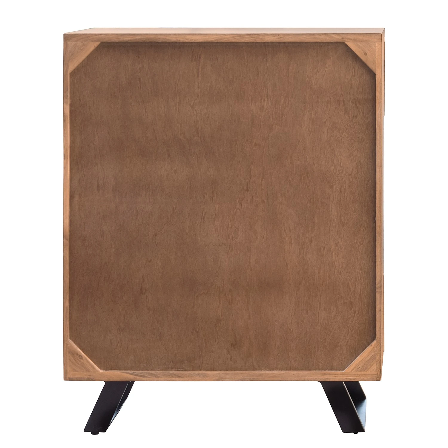 Ars Natura Kommode Vardo - Akazie massiv / Metall - Akazie / Schwarz 9 Ars Natura Kommode Vardo - Akazie massiv / Metall - Akazie / Schwarz – Bild 9