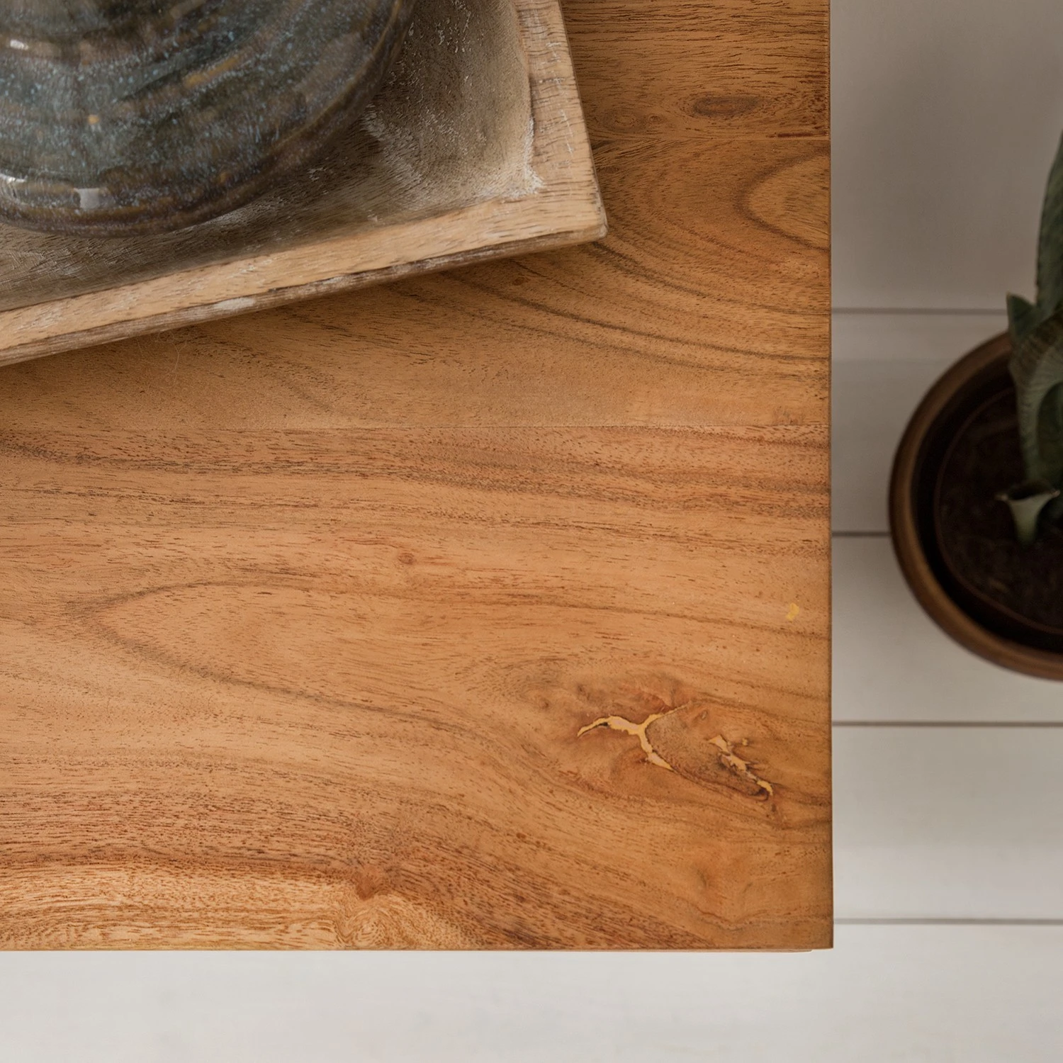 Ars Natura Sideboard Vardo - Akazie massiv / Metall - Akazie / Schwarz 20 Ars Natura Sideboard Vardo - Akazie massiv / Metall - Akazie / Schwarz – Bild 20