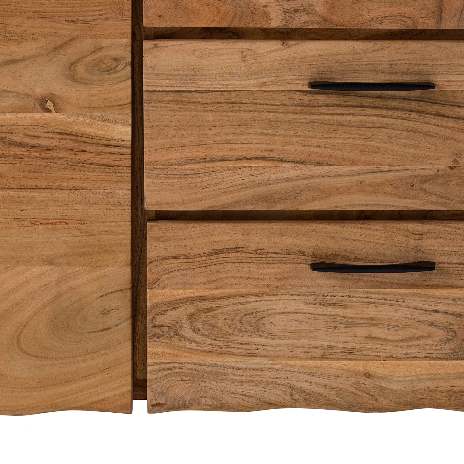 Ars Natura Sideboard Vardo - Akazie massiv / Metall - Akazie / Schwarz 10 Ars Natura Sideboard Vardo - Akazie massiv / Metall - Akazie / Schwarz – Bild 10