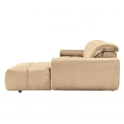 Jack & Alice Ecksofa Malter - Samt - Beige - Longchair davorstehend rechts -Wohnzimmermöbel boutique en ligne 1000166812 190816 15320000103 DETAILS P000000001000166812