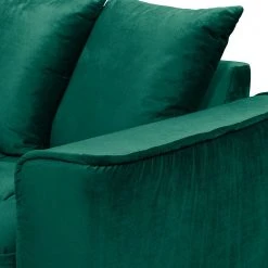 Jack & Alice Ecksofa Polich - Samt - Dunkelgrün - Ottomane davorstehend links -Wohnzimmermöbel boutique en ligne 1000166872 190502 13145800342 GALLERYIMAGES P000000001000166872