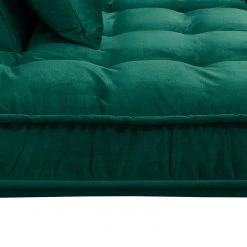 Jack & Alice Ecksofa Polich - Samt - Dunkelgrün - Ottomane davorstehend links -Wohnzimmermöbel boutique en ligne 1000166872 190502 13145800344 GALLERYIMAGES P000000001000166872