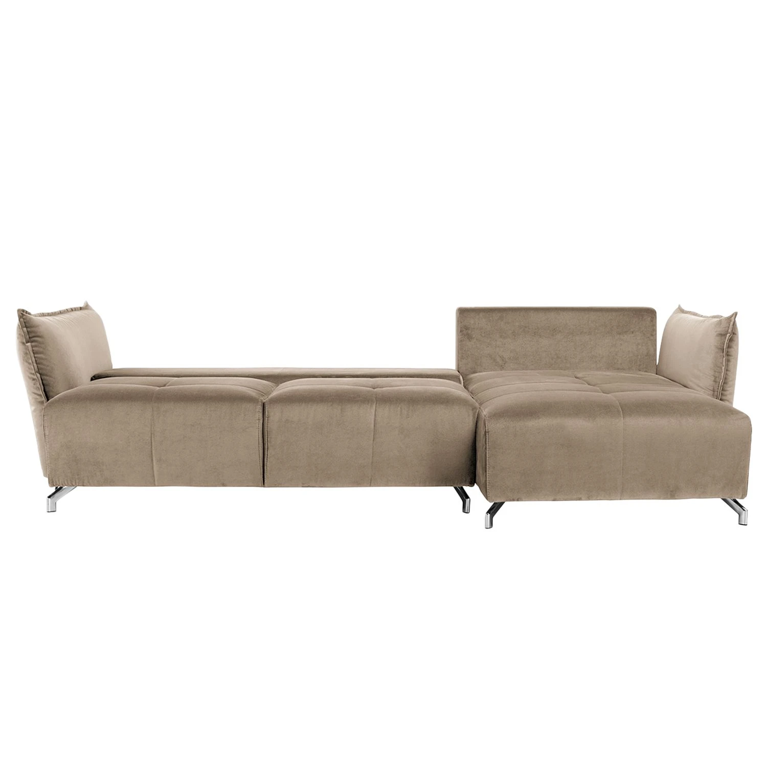 Fredriks Ecksofa Dolgen - Samt - Cappuccino 2 Fredriks Ecksofa Dolgen - Samt - Cappuccino – Bild 2