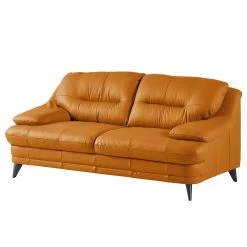 Fredriks Sofa Lutz II (2-Sitzer) - Echtleder - Goldbraun