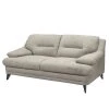 Fredriks Sofa Lutz I (2-Sitzer) - Microfaser - Sandgrau