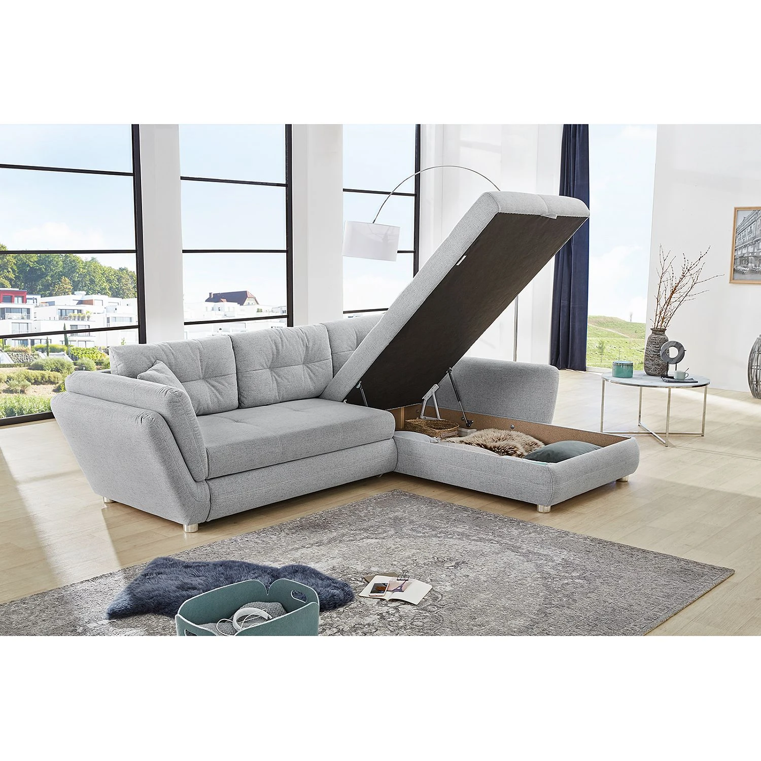 Fredriks Ecksofa Heyd - Webstoff 4 Fredriks Ecksofa Heyd - Webstoff – Bild 4