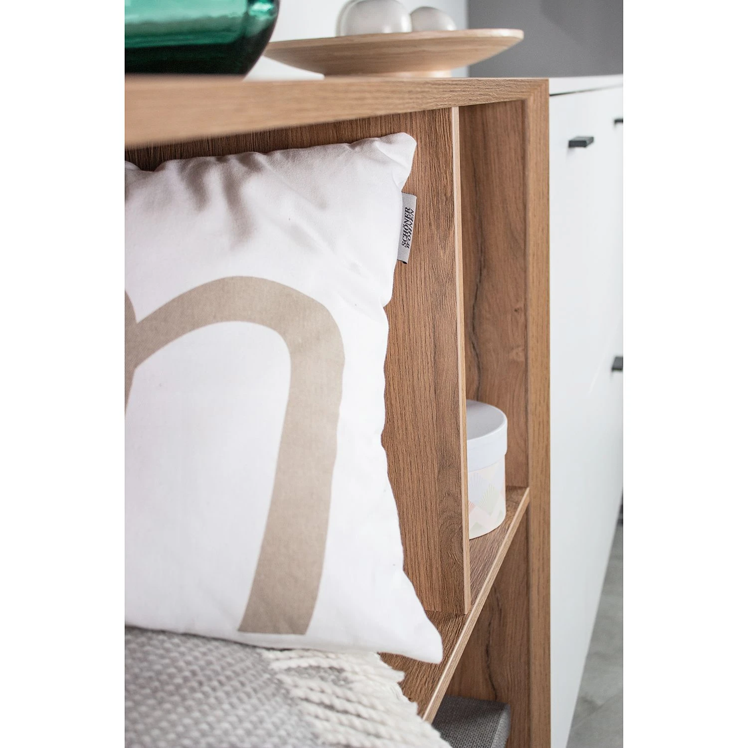 Germania Wohnwand Coruna I (2-teilig) - Weiß / Eiche Grandson Dekor 8 Germania Wohnwand Coruna I (2-teilig) - Weiß / Eiche Grandson Dekor – Bild 8