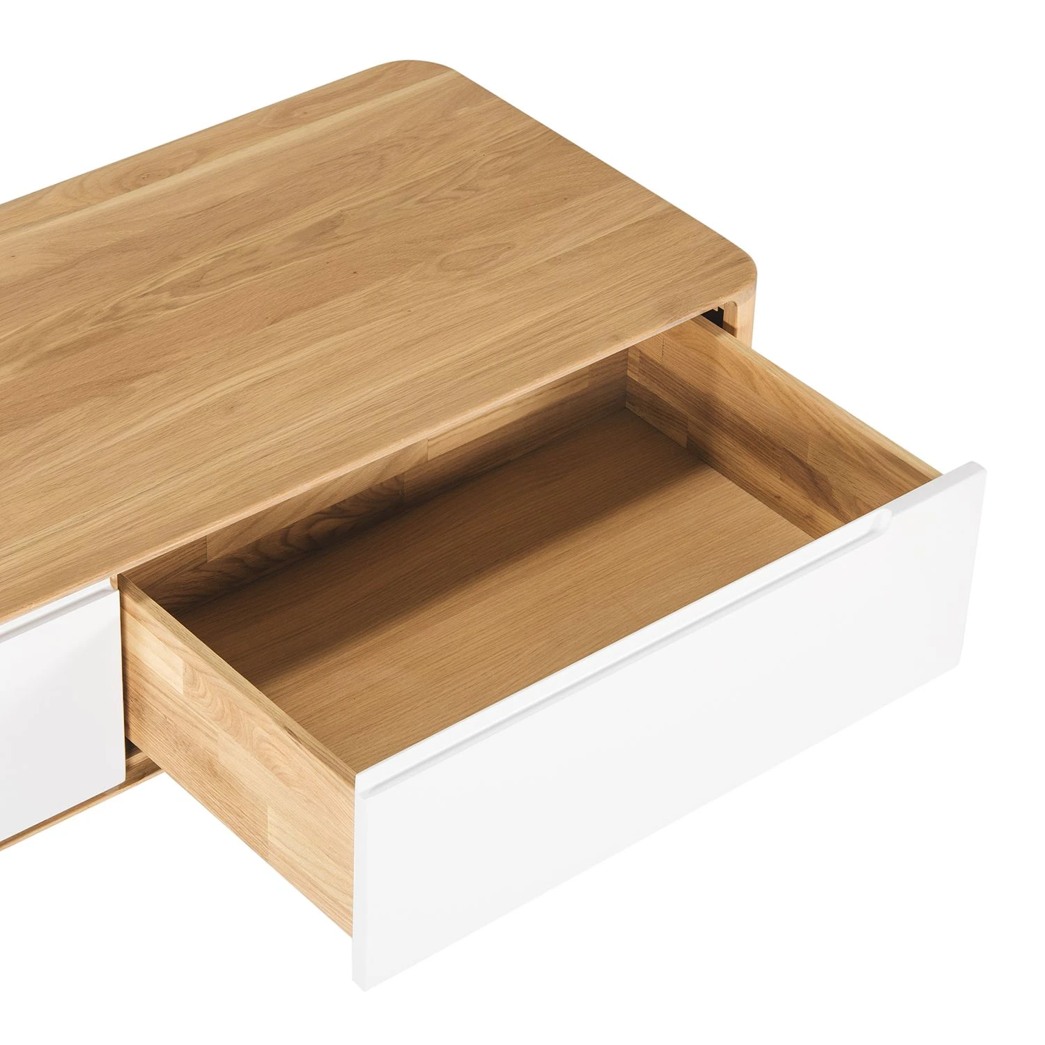 Studio Copenhagen TV-Lowboard Loca V - Wildeiche teilmassiv - Wildeiche - Breite: 225 cm - Tiefe: 42 cm 8 Studio Copenhagen TV-Lowboard Loca V - Wildeiche teilmassiv - Wildeiche - Breite: 225 cm - Tiefe: 42 cm – Bild 8