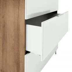 Maja Möbel Kommode Shino I - Glas Weiß / Eiche Riviera Dekor - Höhe: 109 cm 10 Maja Möbel Kommode Shino I - Glas Weiß / Eiche Riviera Dekor - Höhe: 109 cm -Wohnzimmermöbel boutique en ligne 1000170606 190418 12393300055 GALLERYIMAGES P000000001000170606