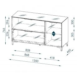 Maja Möbel Sideboard Shino I - Glas Weiß / Weiß 8 Maja Möbel Sideboard Shino I - Glas Weiß / Weiß -Wohnzimmermöbel boutique en ligne 1000170617 190418 12393700105 GALLERYIMAGES P000000001000170617
