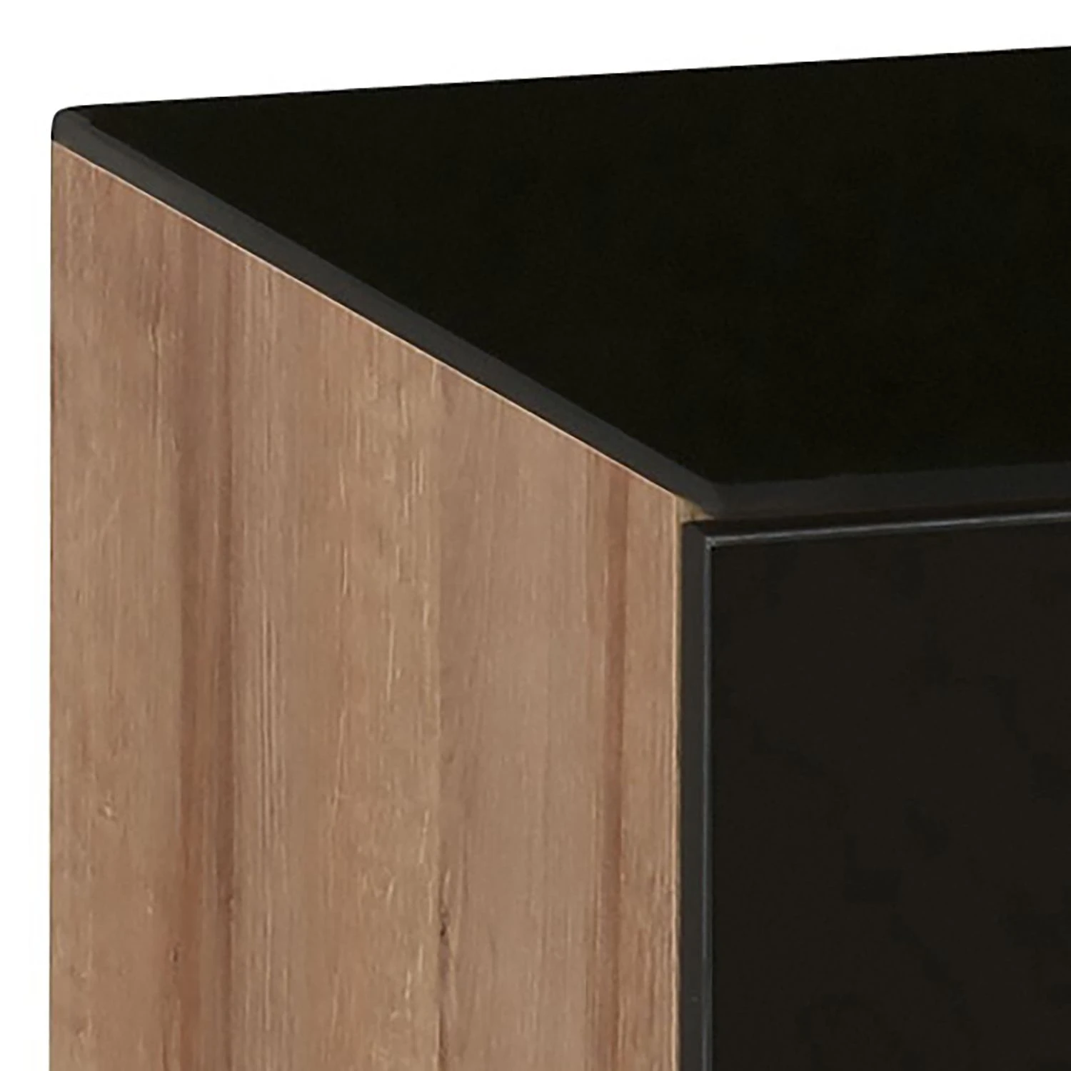 Maja Möbel TV-Lowboard Shino IV - Glas Schwarz / Eiche Riviera Dekor 4 Maja Möbel TV-Lowboard Shino IV - Glas Schwarz / Eiche Riviera Dekor – Bild 4