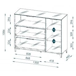 Maja Möbel Kommode Shino II - Glas Weiß / Weiß 8 Maja Möbel Kommode Shino II - Glas Weiß / Weiß -Wohnzimmermöbel boutique en ligne 1000170640 190418 12394200182 GALLERYIMAGES P000000001000170640