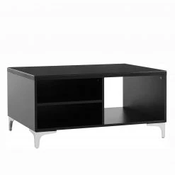 Maja Möbel Couchtisch Shino - Glas Schwarz / Schwarz