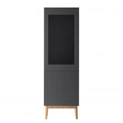 Mørteens Standvitrine Lindholm - Eiche teilmassiv - Matt Grau -Wohnzimmermöbel boutique en ligne 1000170810 190828 14524800002 DETAILS P000000001000170810