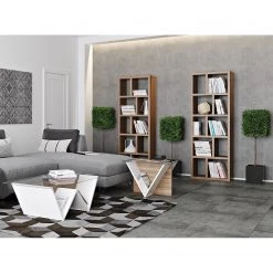 Temahome Regal Berlin - Walnuss - 70 x 198 cm -Wohnzimmermöbel boutique en ligne 1000171058 201016 13301200372 MOOD DETAILS P000000001000171058 mood