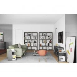 Temahome Regal Berlin - Beton Dekor - 150 x 198 cm -Wohnzimmermöbel boutique en ligne 1000171062 201016 13304500384 MOOD DETAILS P000000001000171062 mood