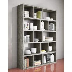 Temahome Regal Berlin - Beton Dekor - 150 x 198 cm -Wohnzimmermöbel boutique en ligne 1000171062 201016 13305300387 MOOD DETAILS P000000001000171062 mood