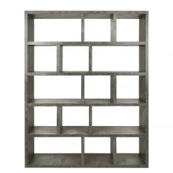 Temahome Regal Berlin - Beton Dekor - 150 x 198 cm -Wohnzimmermöbel boutique en ligne 1000171062 201016 13305700388 DETAILS P000000001000171062