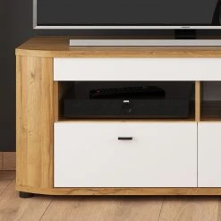 Loftscape Wohnwand Machado (4-teilig) - Hochglanz Weiß / Eiche Grandson Dekor 16 Loftscape Wohnwand Machado (4-teilig) - Hochglanz Weiß / Eiche Grandson Dekor -Wohnzimmermöbel boutique en ligne 1000171330 190424 07575800079 GALLERYIMAGES P000000001000171330