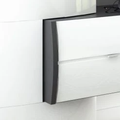 Loftscape Wohnwand Mury (4-teilig) - Hochglanz Weiß / Anthrazit 20 Loftscape Wohnwand Mury (4-teilig) - Hochglanz Weiß / Anthrazit -Wohnzimmermöbel boutique en ligne 1000171335 190424 07575900120 GALLERYIMAGES P000000001000171335