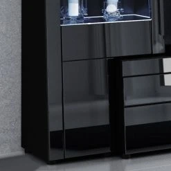 Loftscape Wohnwand Moitin (4-teilig) - Hochglanz Schwarz / Schwarz 18 Loftscape Wohnwand Moitin (4-teilig) - Hochglanz Schwarz / Schwarz -Wohnzimmermöbel boutique en ligne 1000171354 190424 07580400278 GALLERYIMAGES P000000001000171354