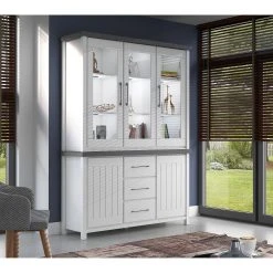 Ridgevalley Buffet Touros - Kiefer massiv - Kiefer Weiß / Grau -Wohnzimmermöbel boutique en ligne 1000171357 190424 07580500293 MOOD GALLERYIMAGES P000000001000171357 mood