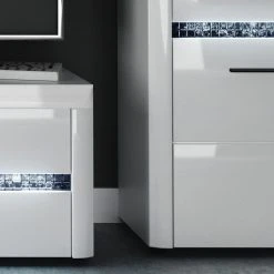 Loftscape Wohnwand Charnocks I (4-teilig) - Hochglanz Weiß / Schwarz 10 Loftscape Wohnwand Charnocks I (4-teilig) - Hochglanz Weiß / Schwarz -Wohnzimmermöbel boutique en ligne 1000171363 190424 07580600340 GALLERYIMAGES P000000001000171363