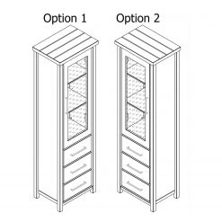 Ridgevalley Standvitrine Touros - Kiefer massiv - Kiefer Weiß / Grau 13 Ridgevalley Standvitrine Touros - Kiefer massiv - Kiefer Weiß / Grau -Wohnzimmermöbel boutique en ligne 1000171365 190424 07580600354 GALLERYIMAGES P000000001000171365