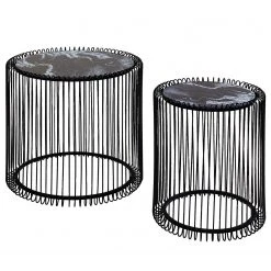 Kare Design Beistelltisch Wire (2-teilig) - Glas / Stahl - Schwarz 15 Kare Design Beistelltisch Wire (2-teilig) - Glas / Stahl - Schwarz -Wohnzimmermöbel boutique en ligne 1000172882 190429 08143900472 GALLERYIMAGES P000000001000172882