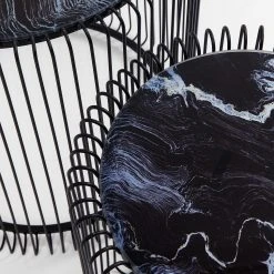 Kare Design Beistelltisch Wire (2-teilig) - Glas / Stahl - Schwarz 22 Kare Design Beistelltisch Wire (2-teilig) - Glas / Stahl - Schwarz -Wohnzimmermöbel boutique en ligne 1000172882 190429 08143900479 GALLERYIMAGES P000000001000172882