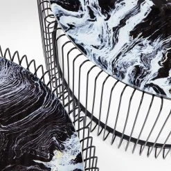 Kare Design Couchtisch Wire I (2er-Set) - Glas / Stahl - Schwarz -Wohnzimmermöbel boutique en ligne 1000172884 190429 08144000488 GALLERYIMAGES P000000001000172884