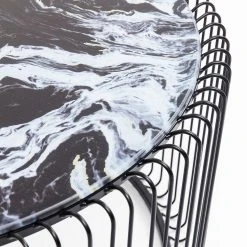 Kare Design Couchtisch Wire I (2er-Set) - Glas / Stahl - Schwarz -Wohnzimmermöbel boutique en ligne 1000172884 190429 08144100490 GALLERYIMAGES P000000001000172884