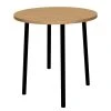 Temahome Couchtisch Ply - Echtholzfurnier - Eiche Hell - Durchmesser: 50 cm