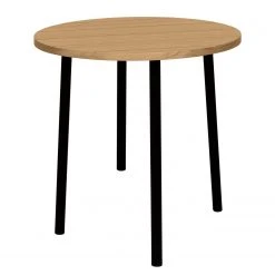 Temahome Couchtisch Ply - Echtholzfurnier - Eiche Hell - Durchmesser: 50 cm