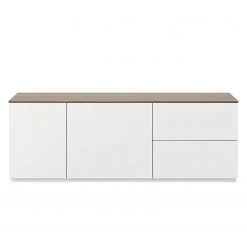 Temahome Sideboard Join I - Walnuss / Weiß -Wohnzimmermöbel boutique en ligne 1000172938 201016 13420300660 DETAILS P000000001000172938