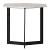 Jack & Alice Beistelltisch Suso - Marmor / Metall - Marmor Weiß / Schwarz