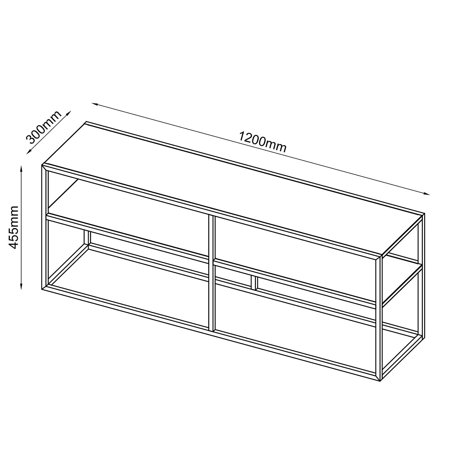 Norrwood TV-Lowboard Cascavel - Schwarz 6 Norrwood TV-Lowboard Cascavel - Schwarz – Bild 6