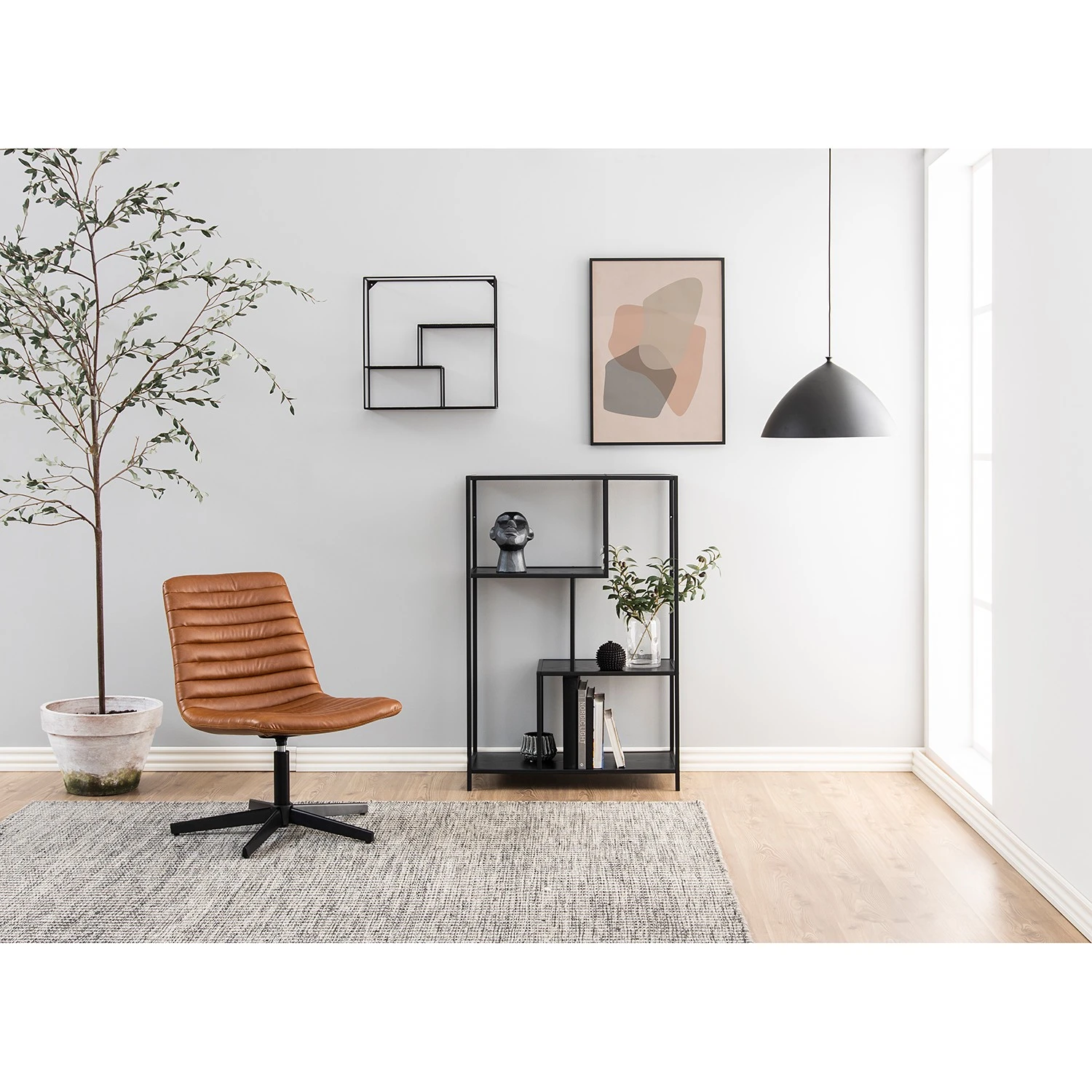 Red Living Regal Coogee VII - Eiche Schwarzbraun Dekor 2 Red Living Regal Coogee VII - Eiche Schwarzbraun Dekor – Bild 2