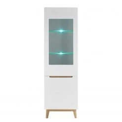 Mørteens Standvitrine Tenabo - Matt Weiß / Asteiche -Wohnzimmermöbel boutique en ligne 1000174303 191004 12413000002 DETAILS P000000001000174303