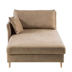 Ars Natura Recamiere Hillarys III - Antiklederlook - Latte Macchiato - Breite: 110 cm - Armlehne davorstehend rechts -Wohnzimmermöbel boutique en ligne 1000174362 220712 050 DETAILS P000000001000174362