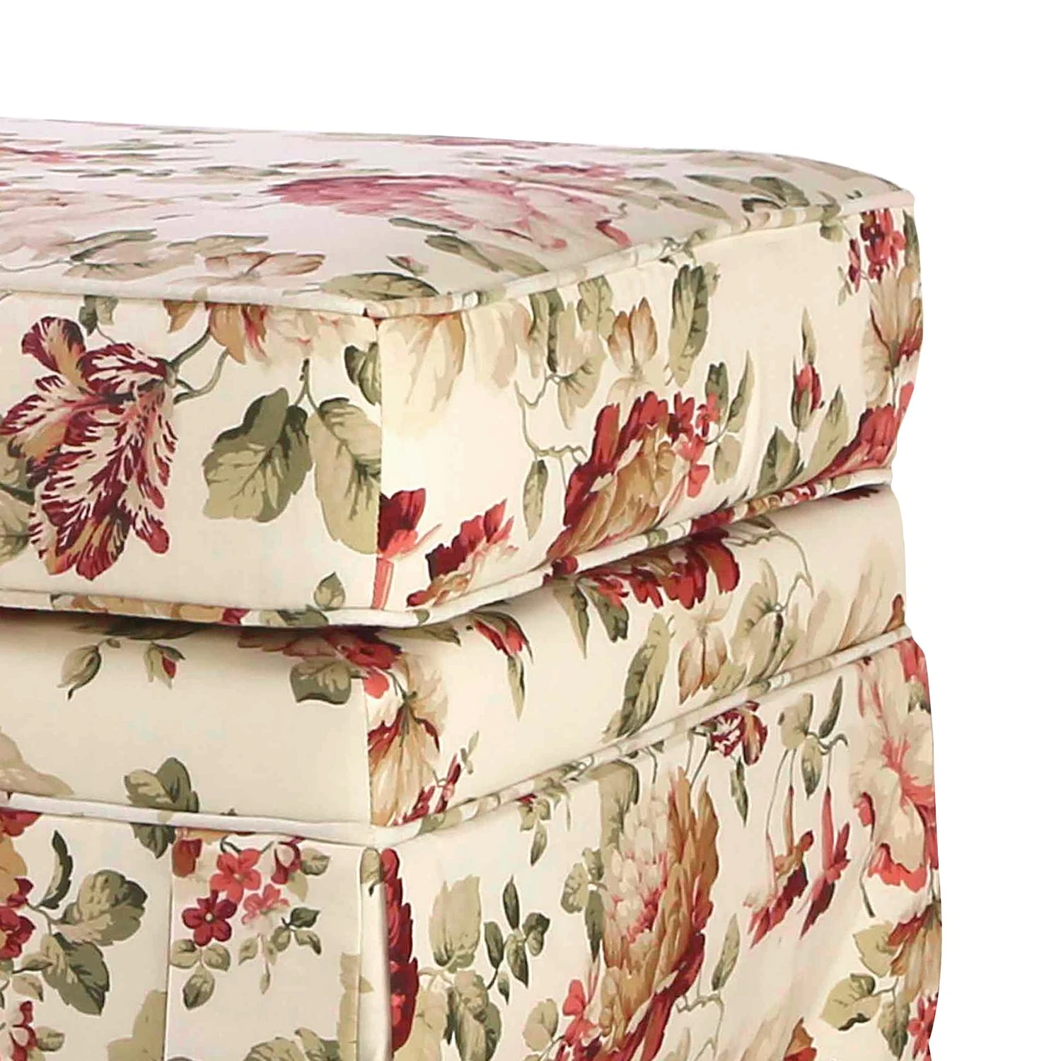 Ridgevalley Hocker Rubik - Baumwollstoff - Cremeweiß 2 Ridgevalley Hocker Rubik - Baumwollstoff - Cremeweiß – Bild 2