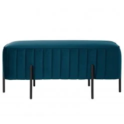 Jack & Alice Polsterhocker Raich I - Samt - Dunkelblau -Wohnzimmermöbel boutique en ligne 1000175669 220729 030 DETAILS P000000001000175669